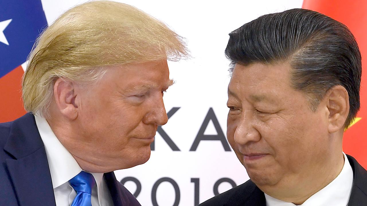 US President Donald Trump meets with Chinese President Xi Jinping