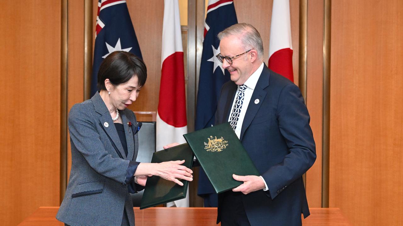 Sanae Takaichi and Anthony Albanese