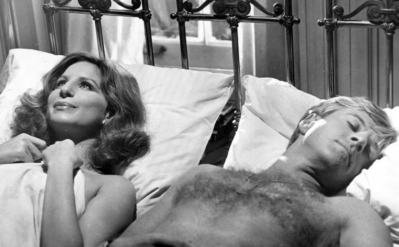 Barbra Streisand and Robert Redford in The Way We were.