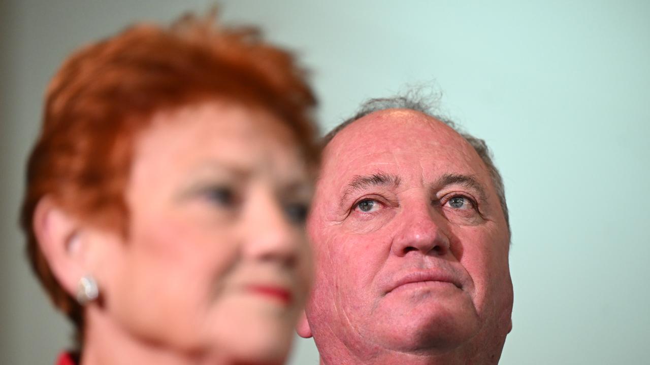 Pauline Hanson and Barnaby Joyce
