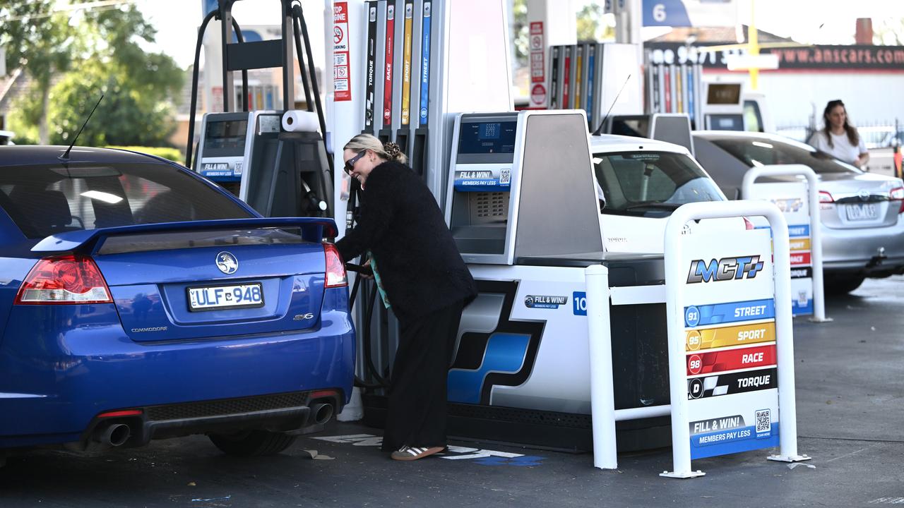 Motorists fill up with fuel