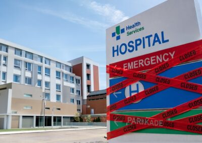 Health insurance industry to protest rebate changes as hospitals close