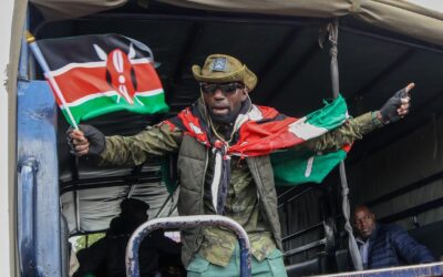 Kenya police arrest ex-chief justice at park protest