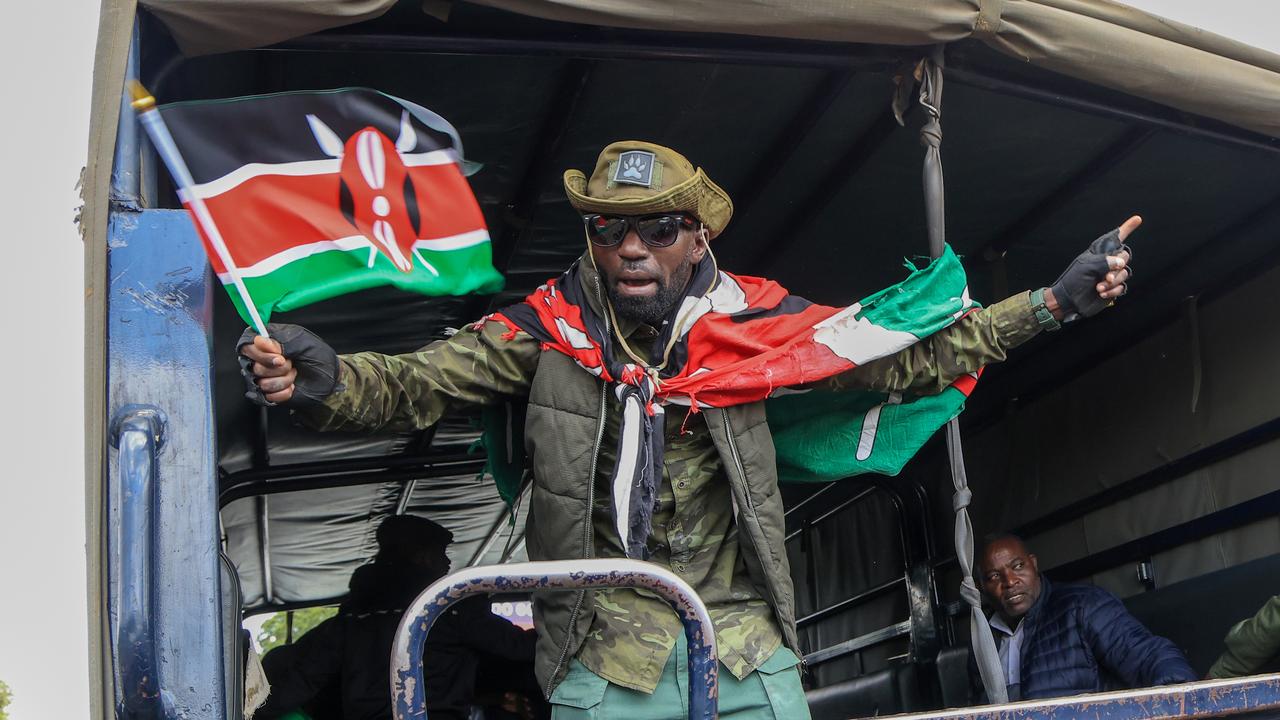 Kenya police arrest ex-chief justice at park prote