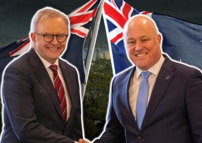 New Zealand PM’s Olympic vision in Australia visit