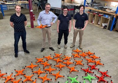 Target-practice drone maker lauds spike on trade debut
