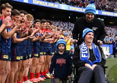 AFL great farewelled after long battle with The Beast