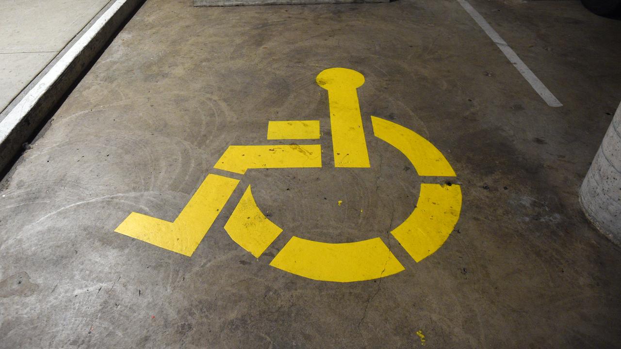 A disability car park sign (file image)