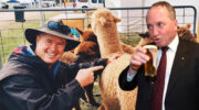 Monte Dwyer with Barnaby Joyce