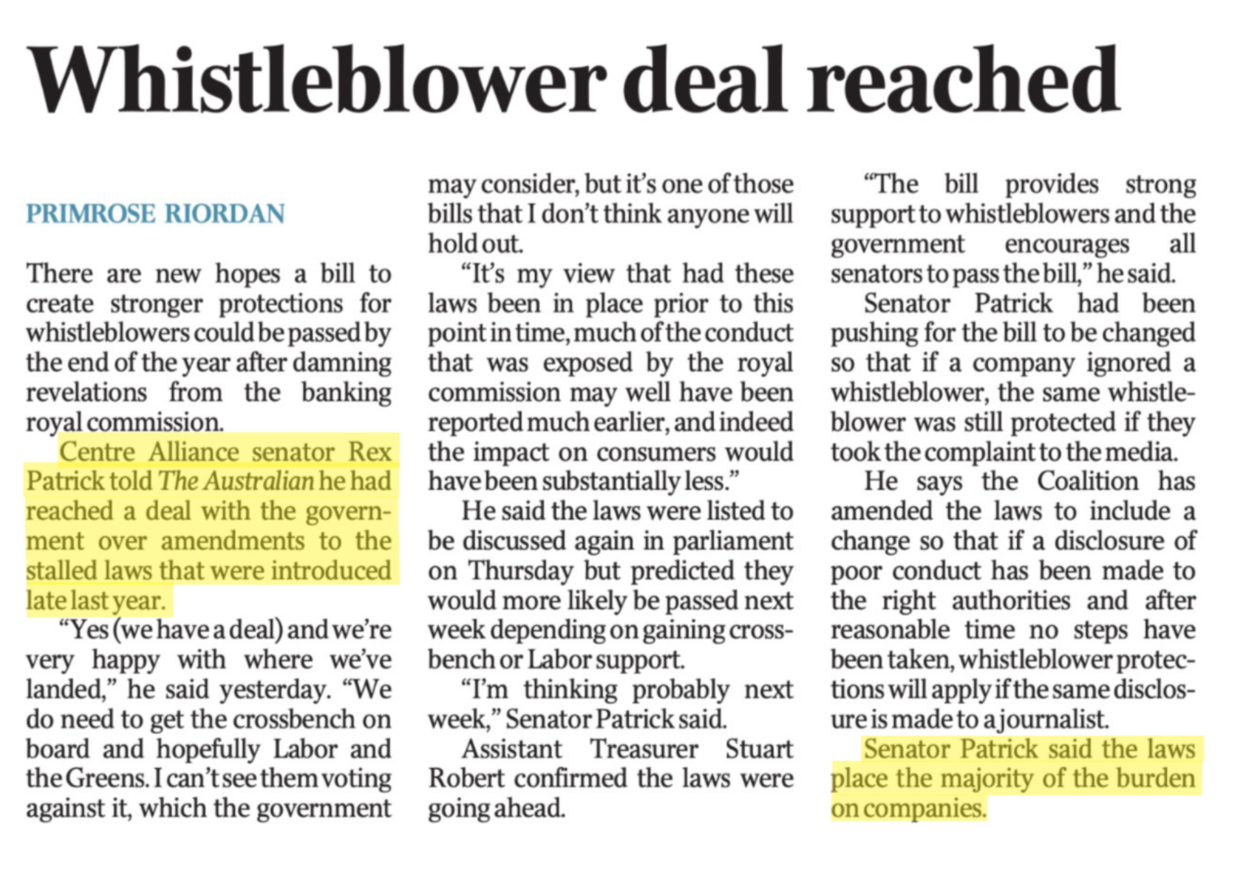 The Australian - 22 September 2018