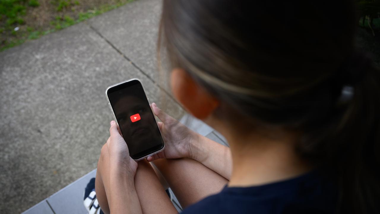 Teen on phone