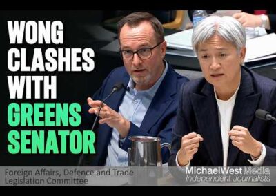 Penny Wong Explodes Over Palestine Questions in Senate Estimates | Michael West Media