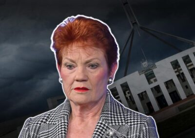 Hanson’s brush with far-right targets Muslims, vaccines