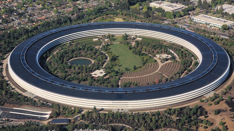 Apple Park, Cupertino. Image: Wikipedia