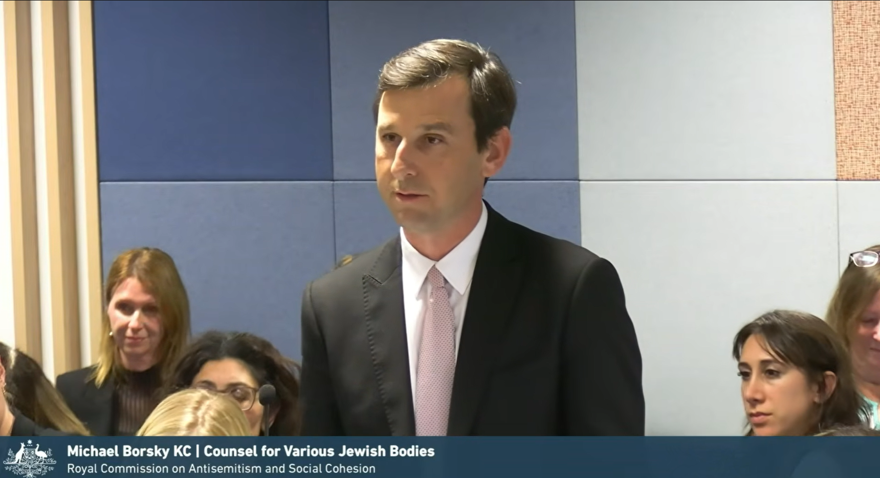 Michael Borsky KC, counsel for ECAJ and other Jewish bodies