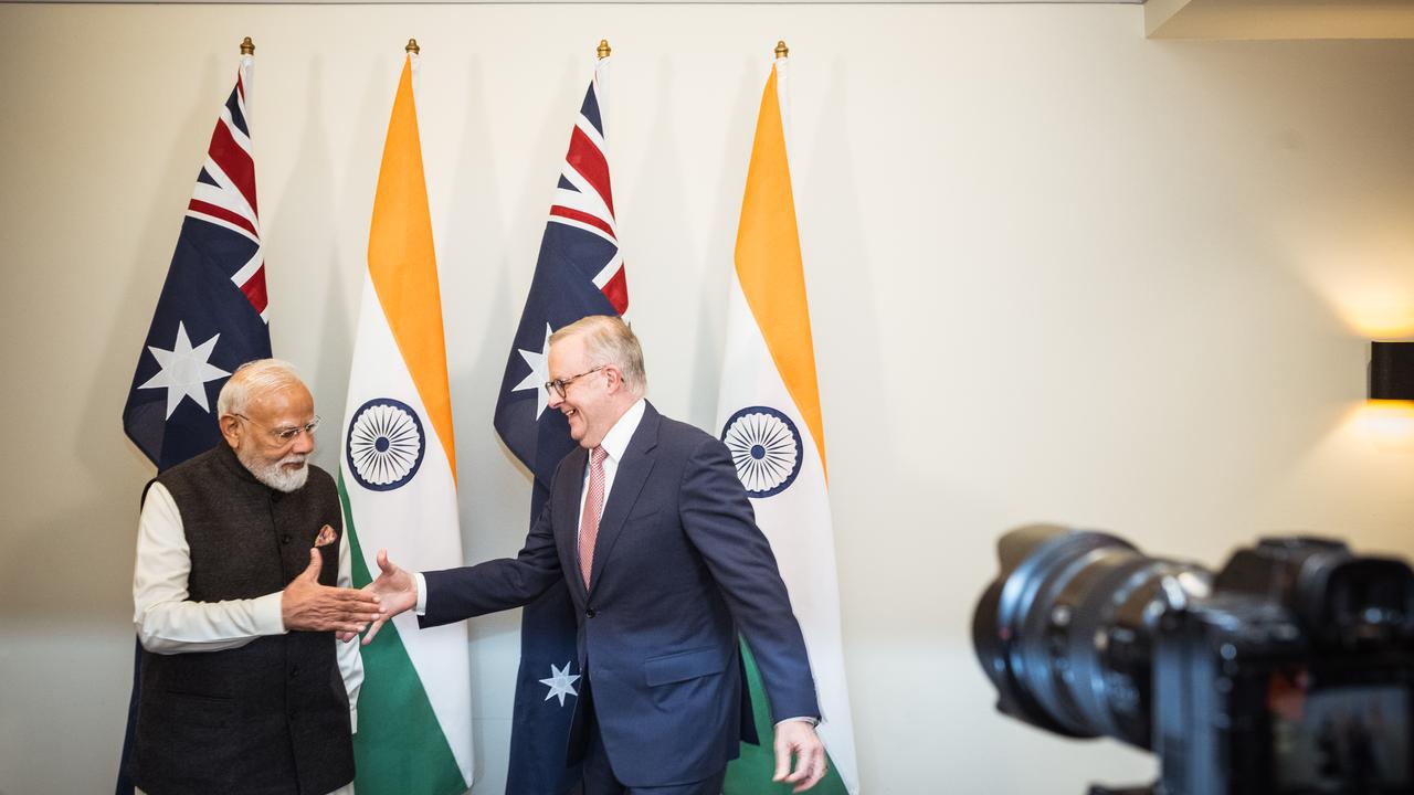 Narendra Modi and Anthony Albanese