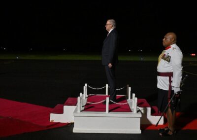 PM to seal Fiji treaty before Origin diplomacy pitch