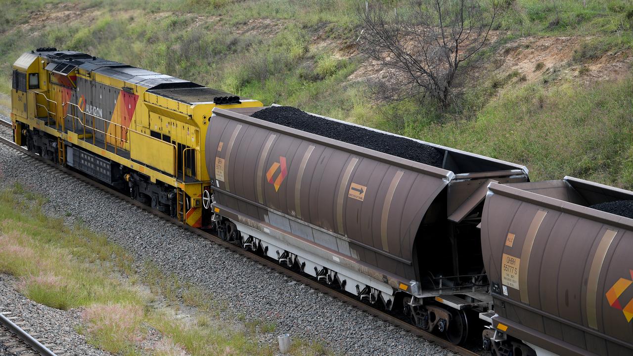 A coal train in the NSW Hunter Valley region