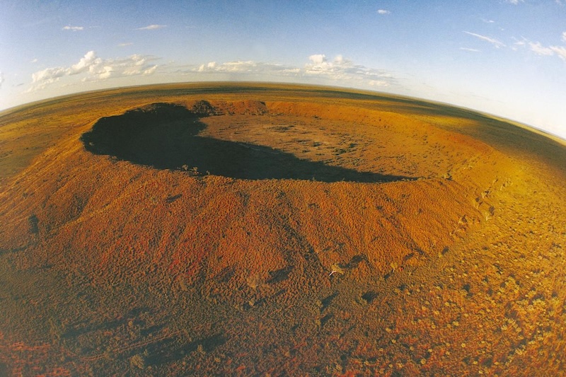 Wolfe Creek Meteorite (not nuclear) Crater. Image: Explore Parks WA.