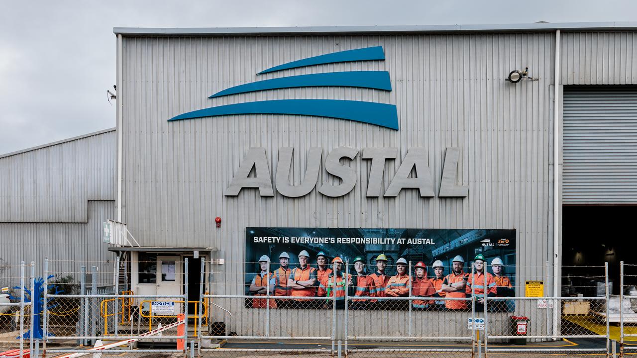Austal signage (file image)