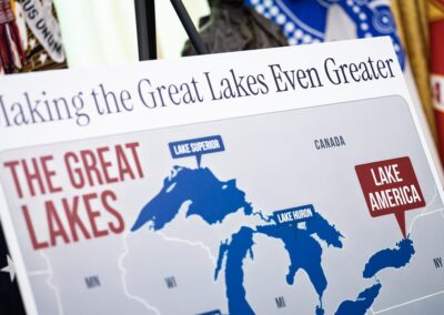 Trump signs order to rename Lake Ontario Lake America