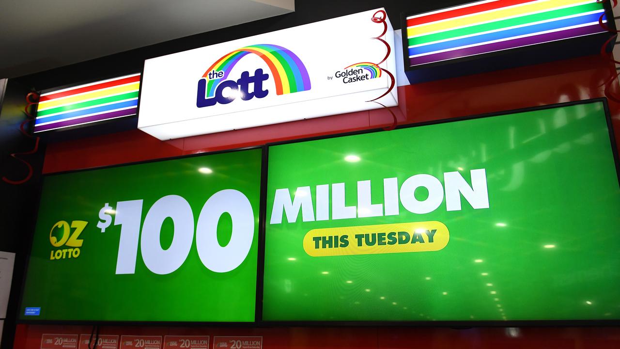 Lotto branding at a local newsagent (file image)