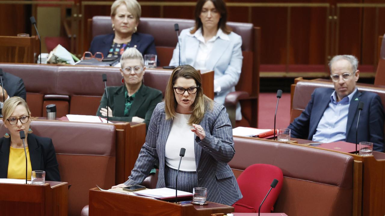 Greens senator Sarah Hanson-Young