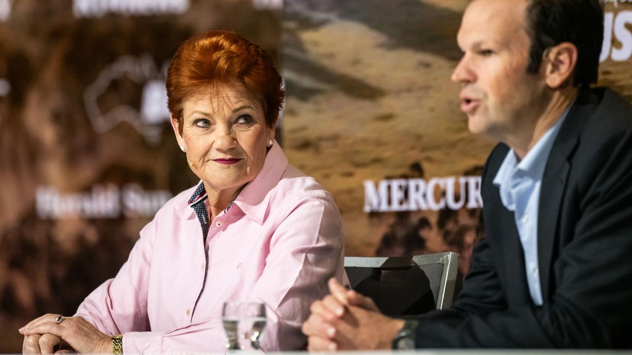 One Nation leader Pauline Hanson