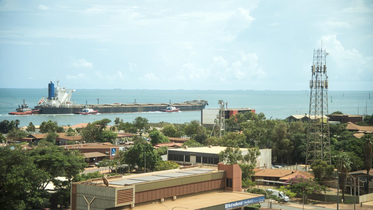 A general view of Port Hedland, Western Australia