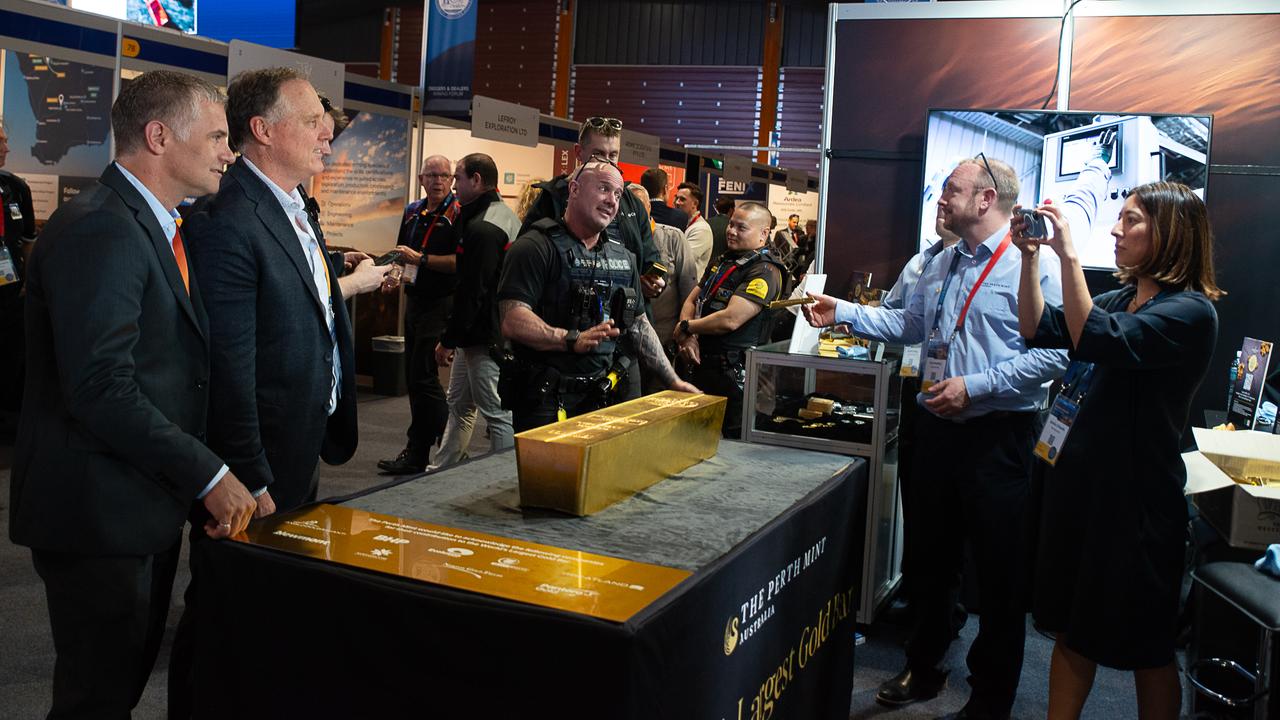The Perth Mint gold display