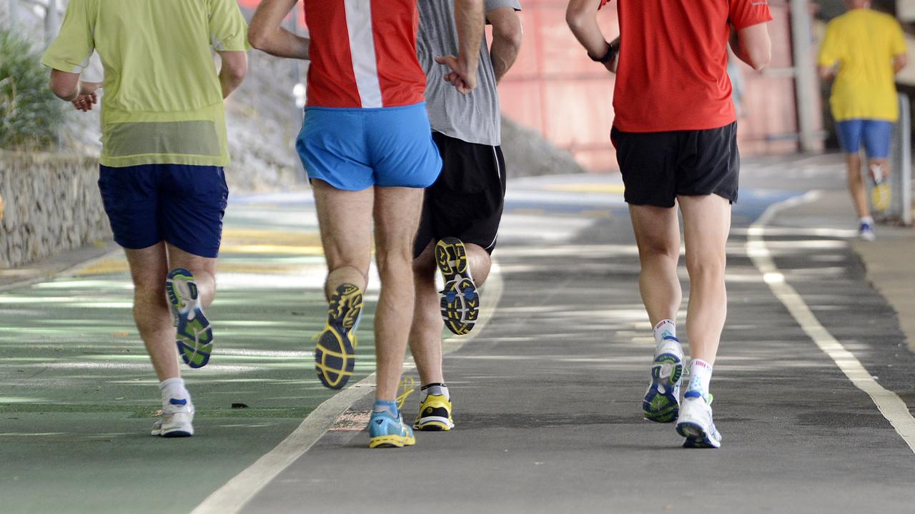 People running (file image)
