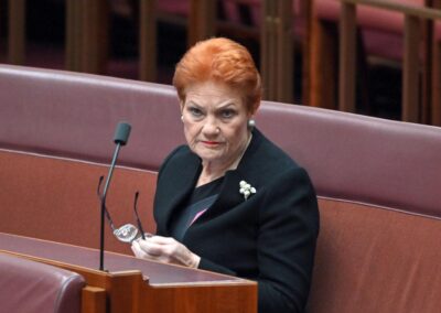 ‘I still don’t like it’: Hanson on gay pride parade