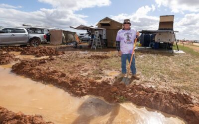 Happy campers hit the road after muddy muddy festival