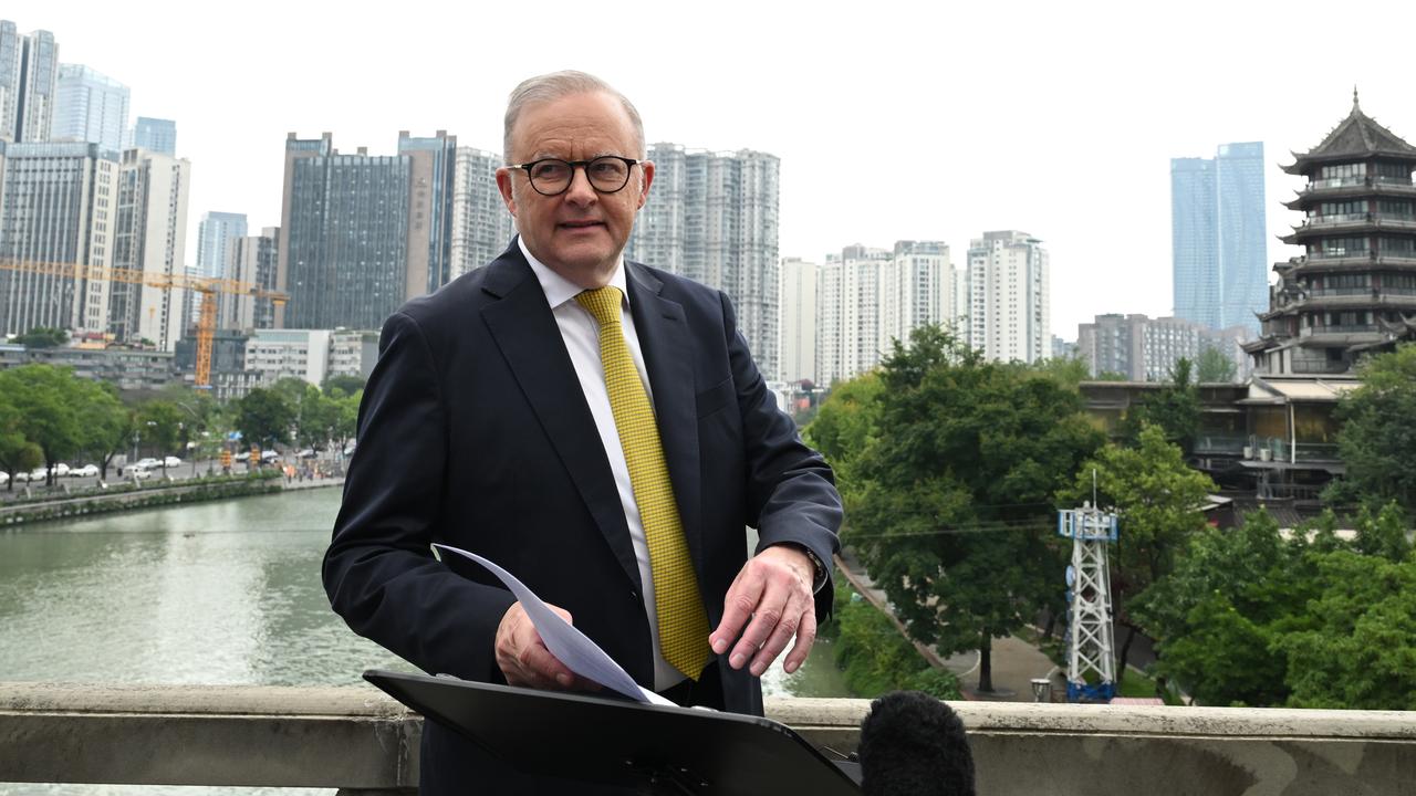 Prime Minister Anthony Albanese in China