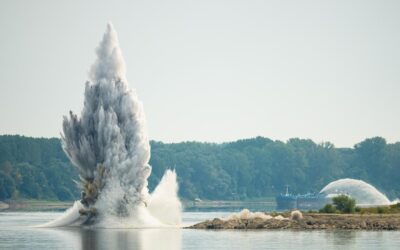 Romania blasts rocks to boost nuclear plant cool water