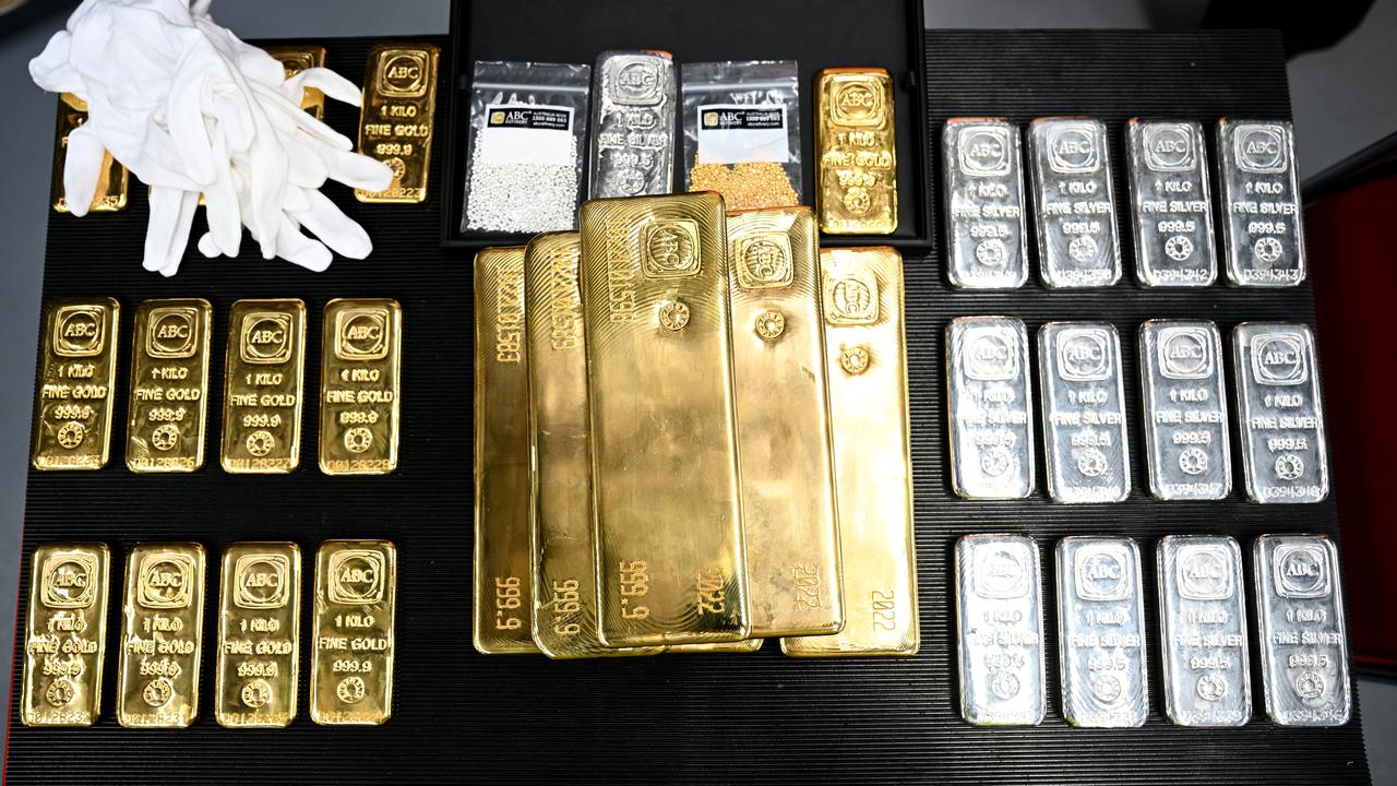 Gold and silver bullion (file image)