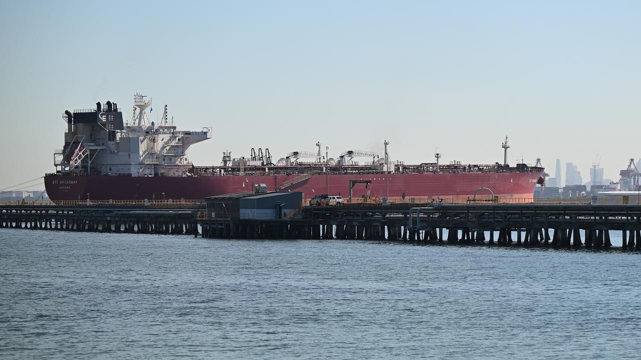 An oil tanker in Sydney (file image)