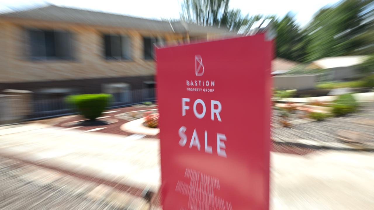 A 'For Sale' sign near a house (file image)