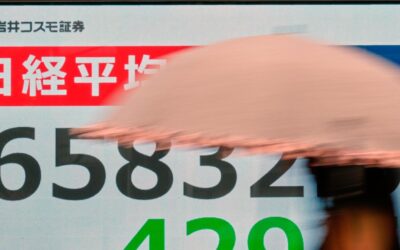 Shares skid in Asia as oil, yields stay high