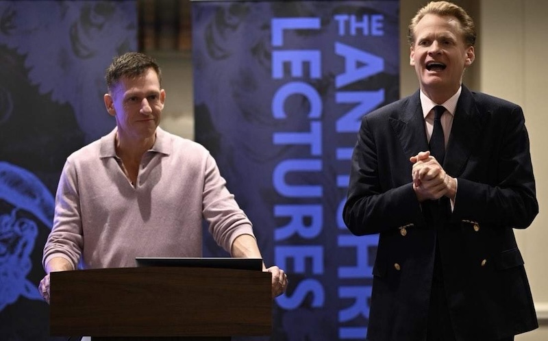 In January 2026, Peter Thiel delivered four private ‘Antichrist’ Lectures at Cambridge University – hosted by James Orr. Photo: James Orr/X