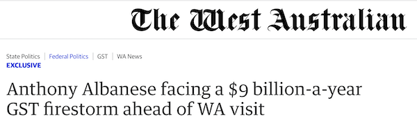 The West Australian viewpoint