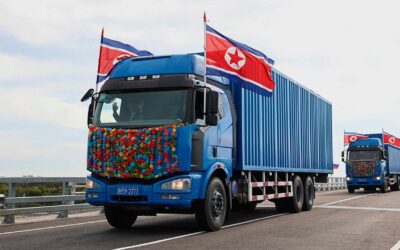 Wheel diplomacy: N Korea, Russia open first road link