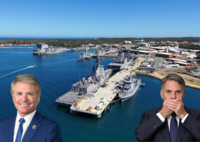 Marles schtum, but US congressman suggests Perth is going nuclear
