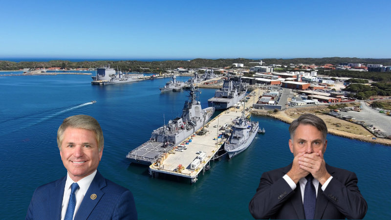 Marles schtum, but US congressman suggests Perth is going nuclear