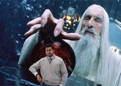 Palantir. All seeing, all knowing. Inspired by Sauron