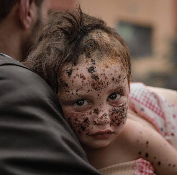 Child in Gaza. Image: X