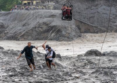 Two Australians found alive in Nepal flood disaster