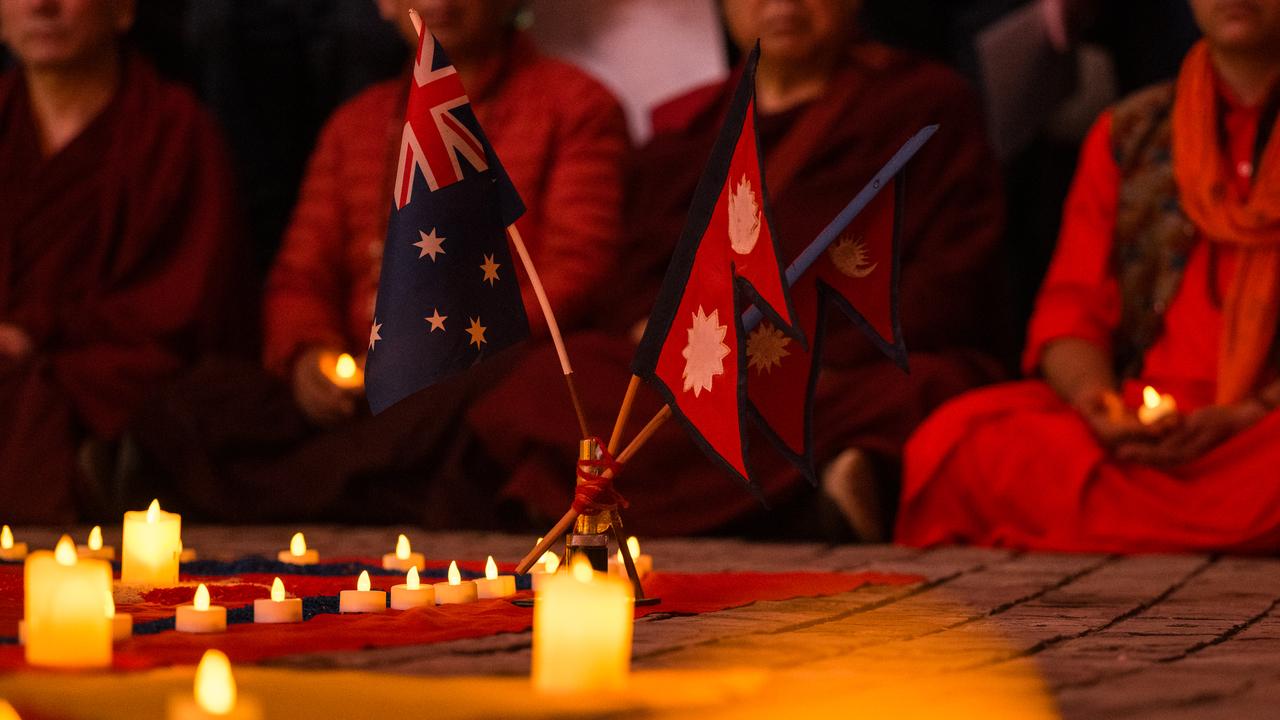 Nepal floods vigil in Melbourne