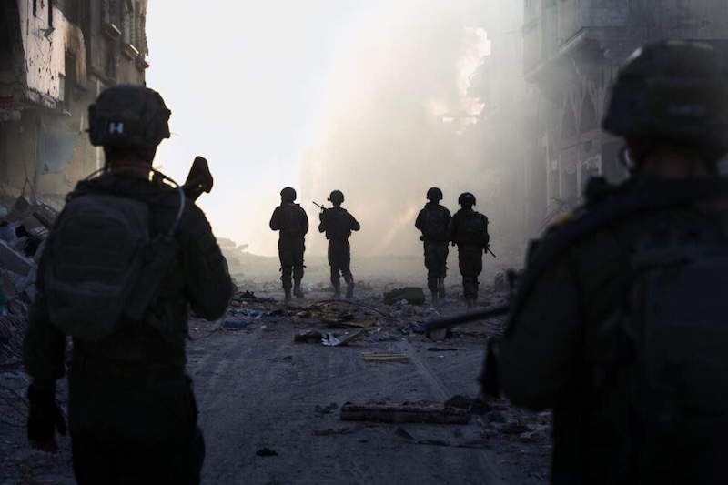 Israeli soliders operating in Gaza, October 2024. Photo: IDF Spokesperson’s Unit.