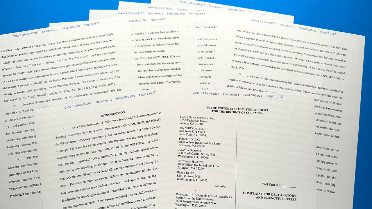 The lawsuit filed by CNN, MS NOW